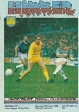West Ham United v Norwich City  22-Oct-1983