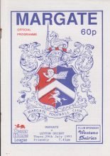 Margate v Leyton Orient 29-Jul-1993