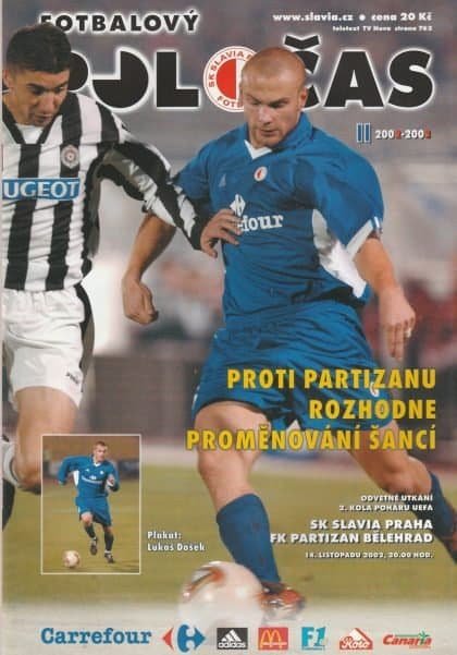 Slavia Prague v Partizan Belgrade 14-Nov-2002