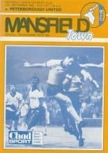 Mansfield Town v Peterborough United  27-Sep-1982