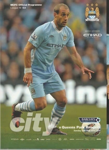 Manchester City v Queens Park Rangers  13-May-2012