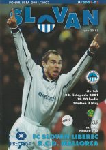 Slovan Liberec v Real Mallorca  22-Nov-2001