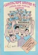 Scunthorpe United v Rochdale  05-Nov-1991