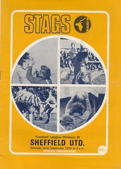 Mansfield Town v Sheffield United  22-Sep-1979