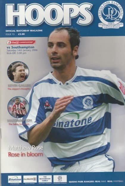 Queens Park Rangers v Southampton  14-Jan-2006