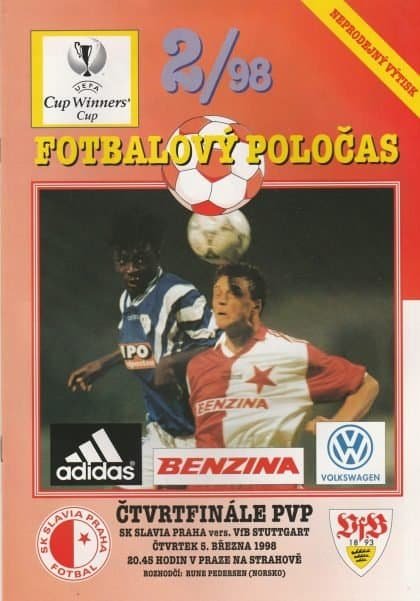 Slavia Prague v VFB Stuttgart  05-Mar-1998