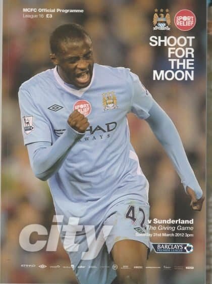 Manchester City v Sunderland 31-Mar-2012
