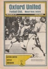 Oxford United v Swindon Town  08-Apr-1977