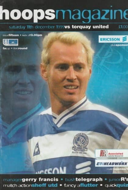 Queens Park Rangers v Torquay United 11-Dec-1999