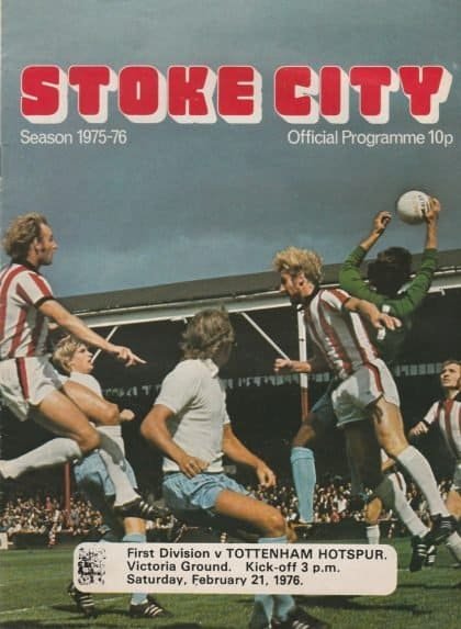Stoke City v Tottenham Hotspur 21-Feb-1976