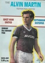West Ham United v Tottenham Hotspur  21-Aug-1988