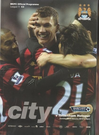 Manchester City v Tottenham Hotspur 22-Jan-2012