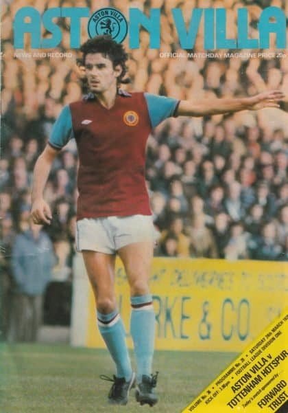 Aston Villa v Tottenham Hotspur  24-Mar-1979