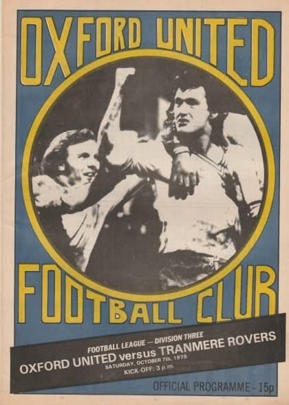 Oxford United v Tranmere Rovers 07-Oct-1978