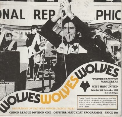 Wolverhampton Wanderers v West Ham United 12-Nov-1983