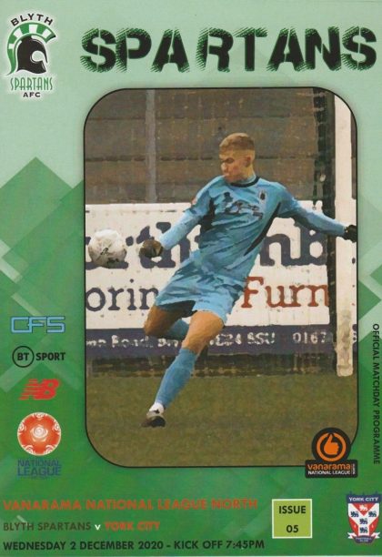Blyth Spartans v York City 02-Dec-2020
