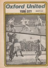 Oxford United v York City 06-Mar-1977