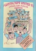 Scunthorpe United v Lincoln City  28-Mar-1992