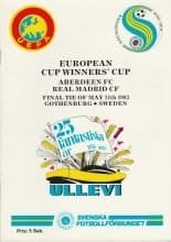 Aberdeen v Real Madrid  11-May-1983