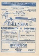 Gillingham v Bournemouth and Boscombe Athletic 02-May-1956