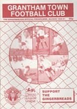 Grantham Town v Newport AFC 05-Jan-1991