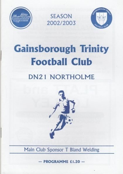 Gainsborough Trinity v Rotherham United 02-Aug-2002