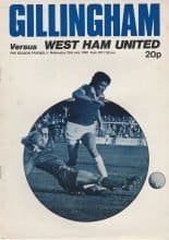 Gillingham v West Ham United 23-Jul-1980