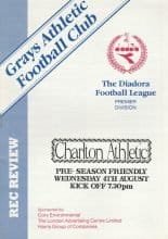Grays Athletic v Charlton Athletic  04-Aug-1993