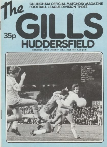 Gillingham v Huddersfield Town 30-Oct-1982