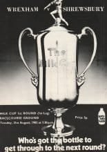 Wrexham v Shrewsbury Town 31-Aug-1982