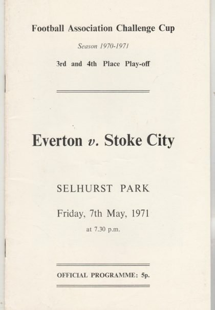 Everton v Stoke City 07-May-1971