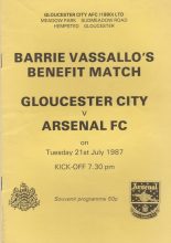 Gloucester City v Arsenal  21-Jul-1987