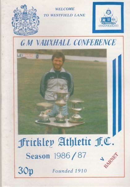 Frickley Athletic v Barnet  21-Feb-1987