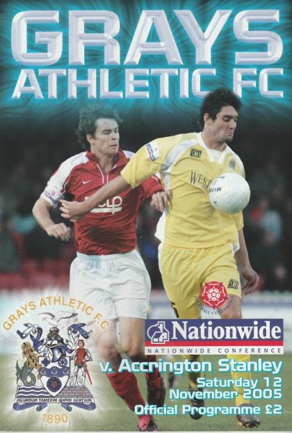 Grays Athletic v Accrington Stanley  12-Nov-2005