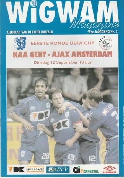 KAA Gent v Ajax  12-Sep-2000