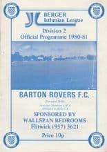 Barton Rovers v Arlesey Town 20-Sep-1980