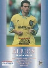 West Bromwich Albion v Aston Villa 01-Aug-1995