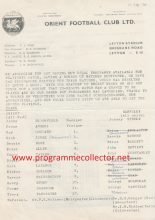 Leyton Orient v Barnsley 18-Feb-1970