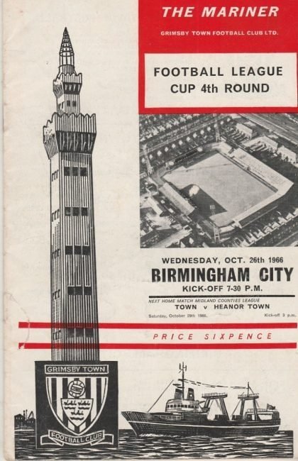 Grimsby Town v Birmingham City 26-Oct-1966