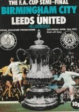 Birmingham City v Leeds United 15-Apr-1972