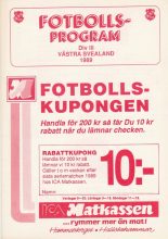 Hallstahammars SK v Blackburn Rovers  1989-90