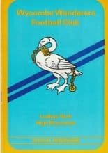Wycombe Wanderers v Boreham Wood  02-Sep-1980