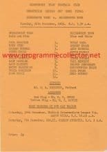 Shrewsbury Town v Bridgnorth Town  26-Nov-1985