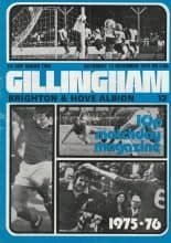 Gillingham v Brighton and Hove Albion 13-Dec-1975