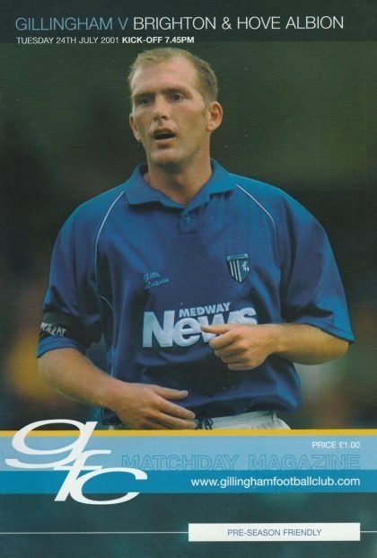 Gillingham v Brighton and Hove Albion 24-Jul-2001