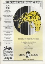 Gloucester City v Bristol Rovers 02-Aug-1991