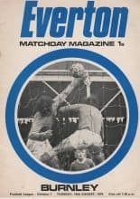 Everton v Burnley 18-Aug-1970