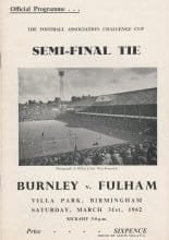 Burnley v Fulham 31-Mar-1962