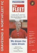 Gravesend & Northfleet v Carlisle United  06-Nov-2004