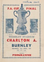 Charlton Athletic v Burnley   26-Apr-1947 -  Victor pirate issue